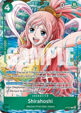 Shirahoshi (Event Pack Vol. 7) (P-091) - [One Piece Promotion Cards] Foil