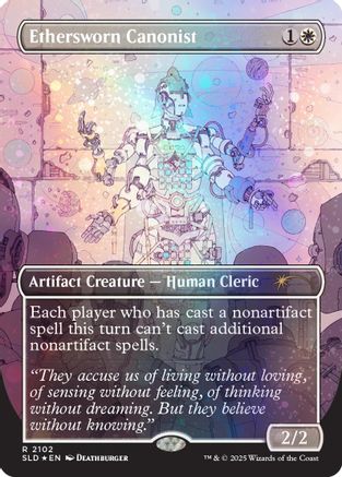 Ethersworn Canonist (Galaxy Foil)  [Secret Lair Drop Series] Foil