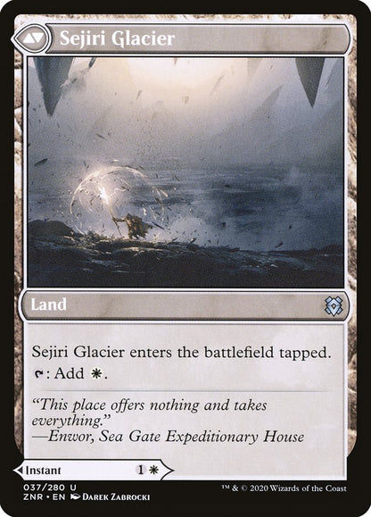 Sejiri Shelter // Sejiri Glacier [Zendikar Rising] Foil