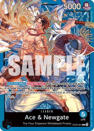 Ace & Newgate (ST22-001) - [Starter Deck 22: Ace & Newgate] Foil