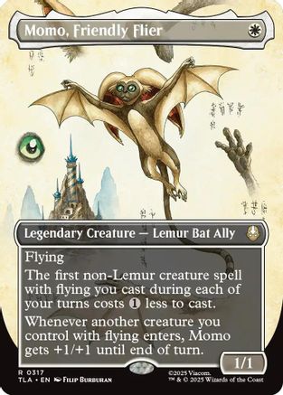 Momo, Friendly Flier (Borderless)  [Avatar: The Last Airbender] Foil