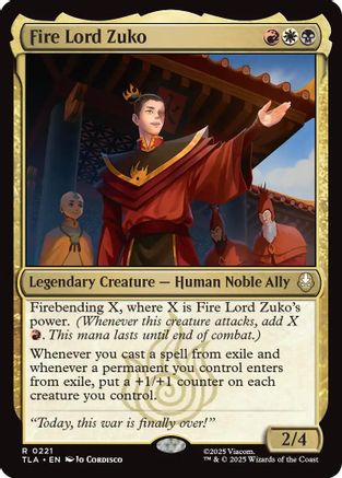 Fire Lord Zuko  [Avatar: The Last Airbender]