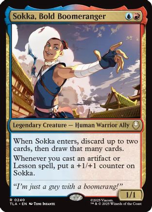 Sokka, Bold Boomeranger  [Avatar: The Last Airbender] Foil