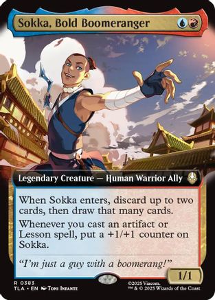 Sokka, Bold Boomeranger (Extended Art)  [Avatar: The Last Airbender]