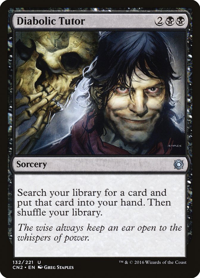 Diabolic Tutor [Conspiracy: Take the Crown] Foil