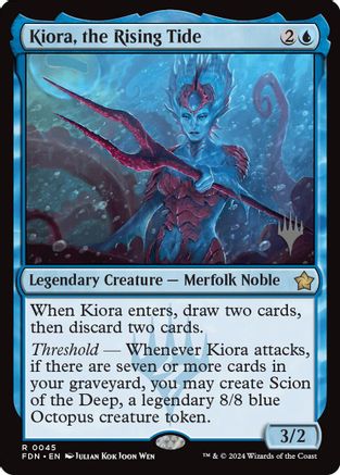 Kiora, the Rising Tide  [Promo Pack: Edge of Eternities] Foil