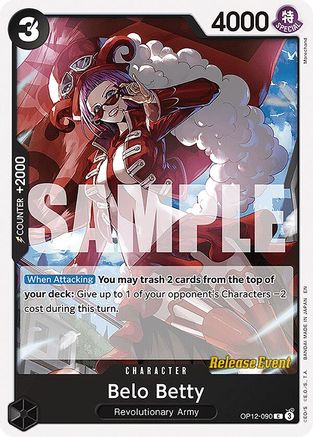 Belo Betty (OP12-090) - [Legacy of the Master Release Event Cards]