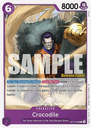Crocodile (OP12-069) - [Legacy of the Master Release Event Cards]