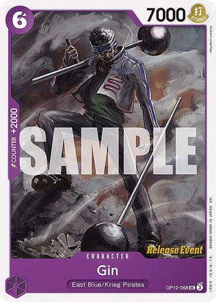 Gin (OP12-068) - [Legacy of the Master Release Event Cards]