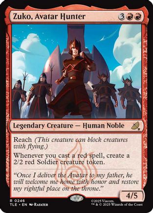 Zuko, Avatar Hunter  [Avatar: The Last Airbender: Eternal-Legal] Foil