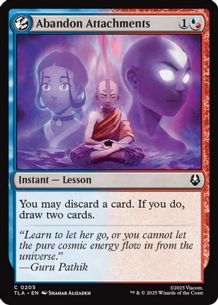 Abandon Attachments  [Avatar: The Last Airbender] Foil