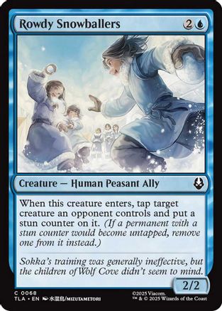 Rowdy Snowballers  [Avatar: The Last Airbender]