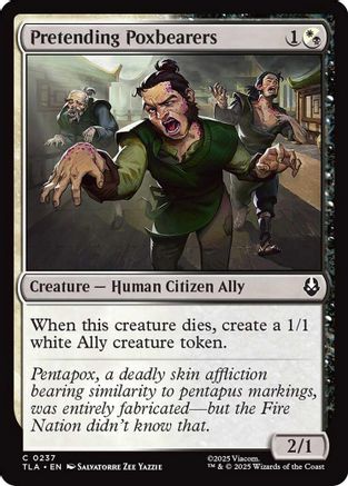 Pretending Poxbearers  [Avatar: The Last Airbender] Foil