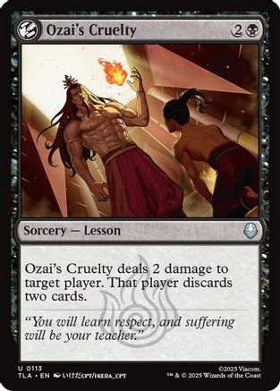 Ozai's Cruelty  [Avatar: The Last Airbender] Foil