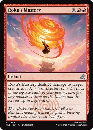 Roku's Mastery  [Avatar: The Last Airbender: Eternal-Legal]