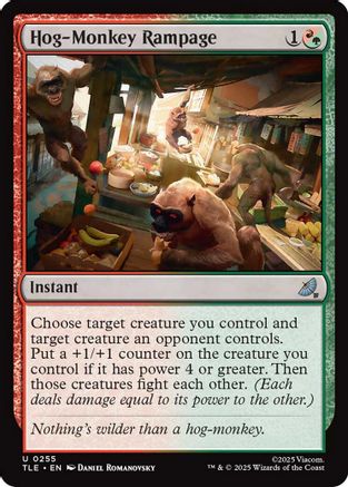 Hog-Monkey Rampage  [Avatar: The Last Airbender: Eternal-Legal]