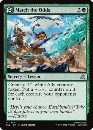 Match the Odds  [Avatar: The Last Airbender: Eternal-Legal] Foil