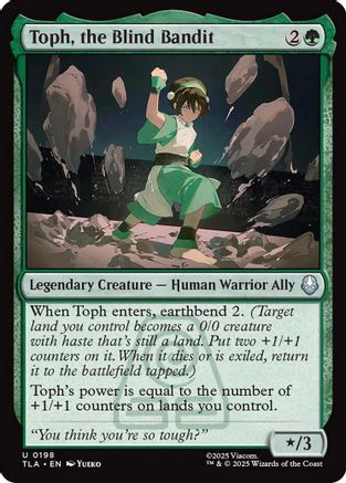 Toph, the Blind Bandit  [Avatar: The Last Airbender] Foil