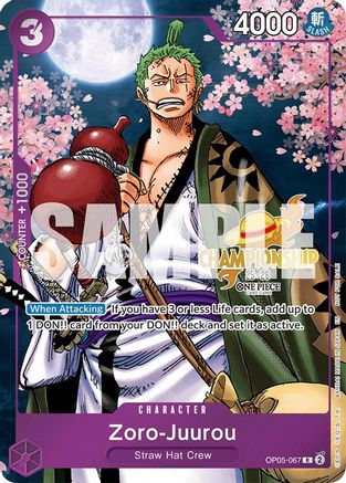 Zoro-Juurou (CS 25-26 Event Pack) (OP05-067) - [One Piece Promotion Cards] Foil