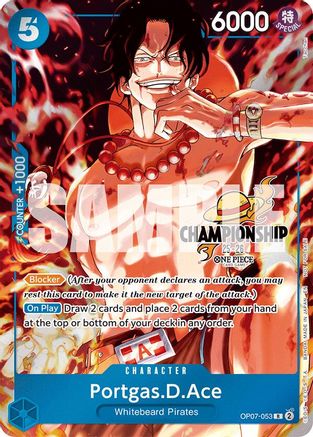 Portgas.D.Ace (CS 25-26 Celebration Pack) (OP07-053) - [One Piece Promotion Cards] Foil