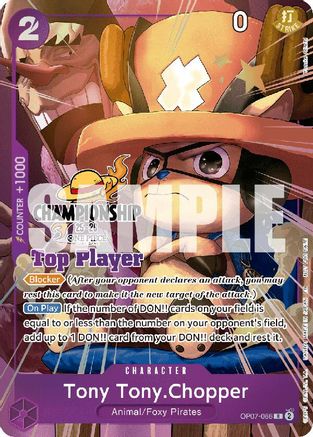 Tony Tony.Chopper (CS 25-26 Top Player Pack) (OP07-066) - [One Piece Promotion Cards] Foil
