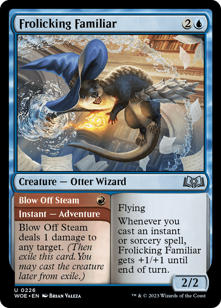 Frolicking Familiar // Blow Off Steam  [Wilds of Eldraine]