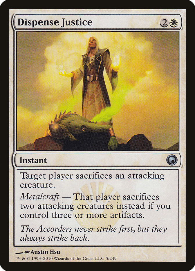 Dispense Justice [Scars of Mirrodin] Foil