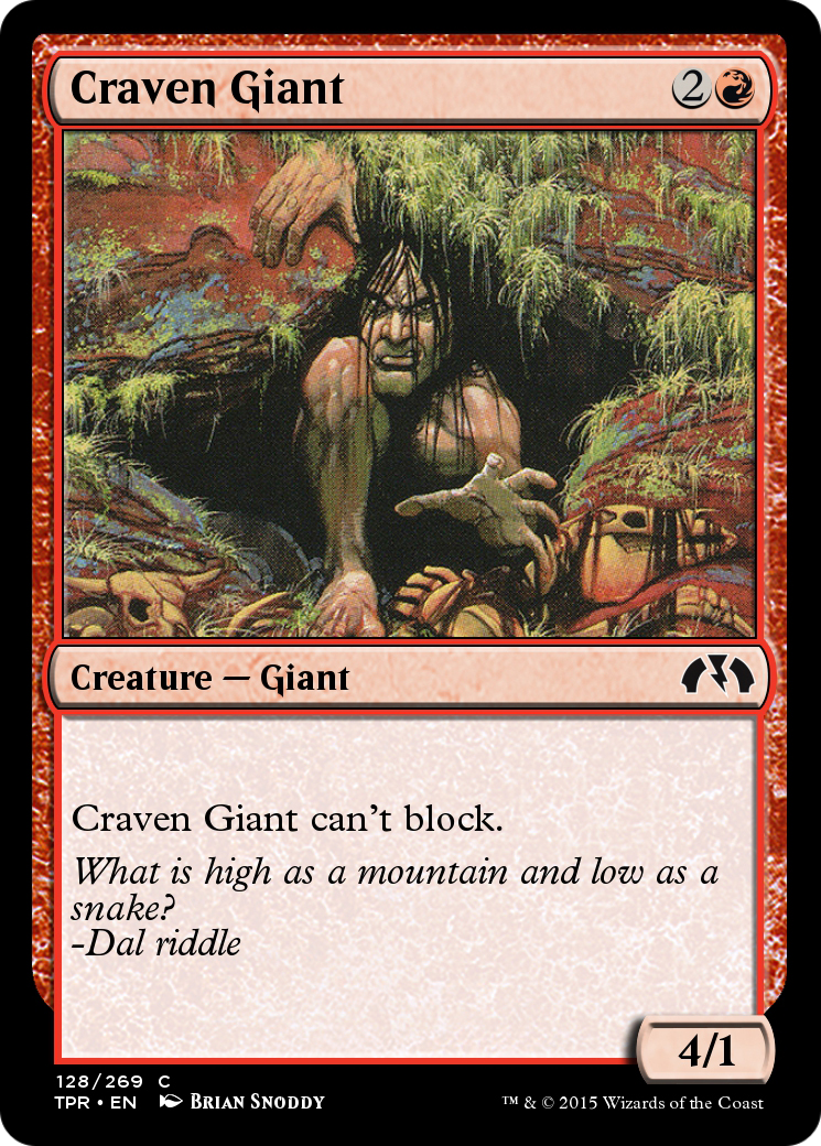 Craven Giant  [Tempest Remastered] Foil