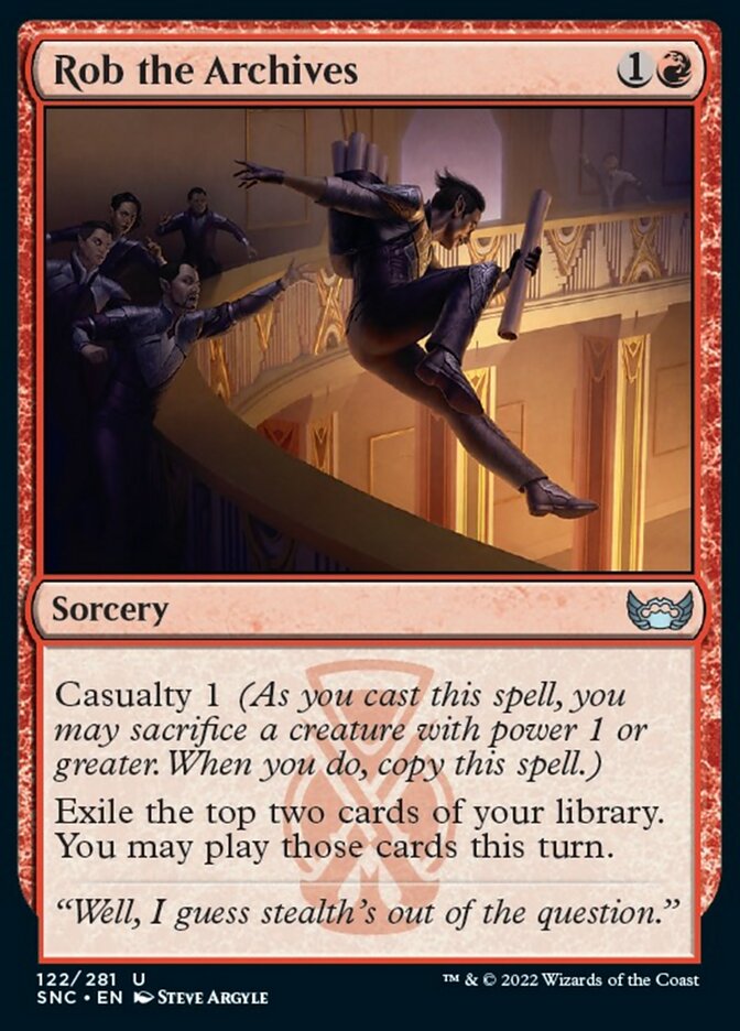 Rob the Archives [Streets of New Capenna] Foil