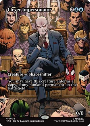 Clever Impersonator (Borderless)  [Marvel Eternal-Legal]