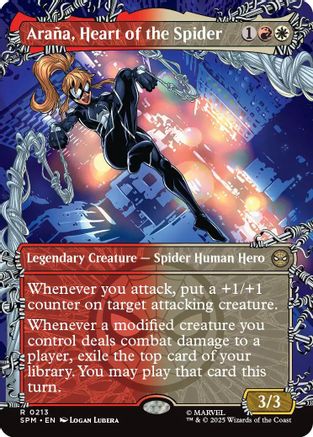 Araña, Heart of the Spider (Borderless)  [Marvel's Spider-Man] Foil