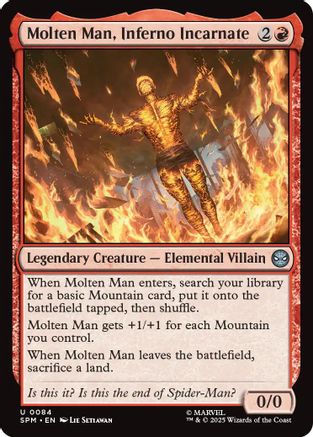 Molten Man, Inferno Incarnate  [Marvel's Spider-Man] Foil