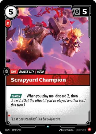 Scrapyard Champion (020/298) - Riftbound - [Origins]