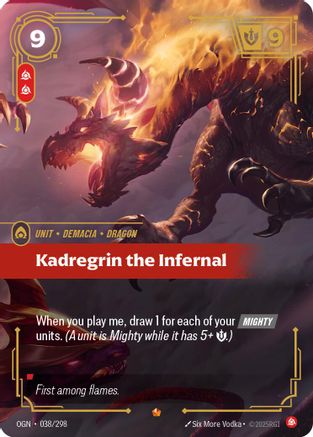 Kadregrin the Infernal (038/298) - Riftbound - [Origins] Foil