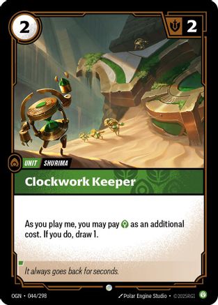 Clockwork Keeper (044/298) - Riftbound - [Origins]