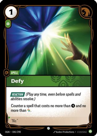 Defy (045/298) - Riftbound - [Origins]