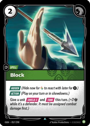 Block (057/298) - [Origins] Foil