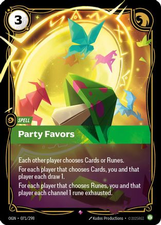 Party Favors (071/298) - Riftbound - [Origins] Foil