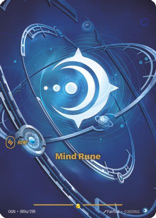 Mind Rune (Alternate Art) (089a/298) - Riftbound - [Origins] Foil