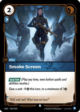 Smoke Screen (093/298) - Riftbound - [Origins]