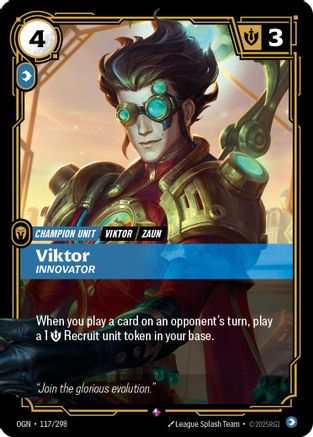 Viktor - Innovator (117/298) - Riftbound - [Origins] Foil