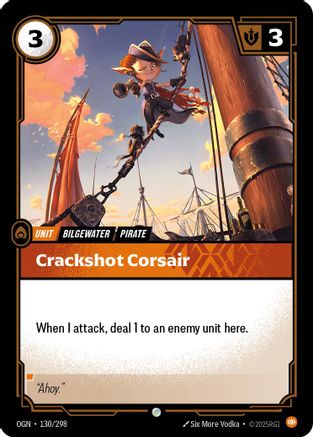 Crackshot Corsair (130/298) - Riftbound - [Origins]