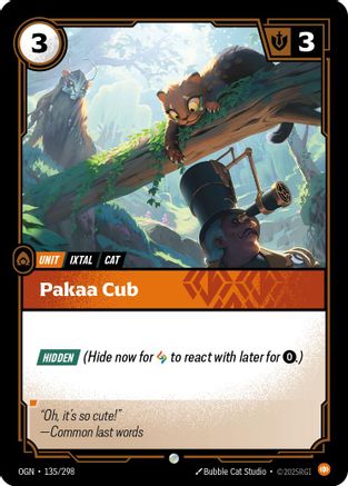 Pakaa Cub (135/298) - [Origins Foil]