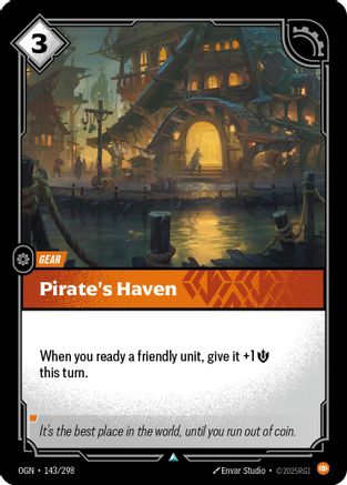 Pirate's Haven (143/298) - Riftbound - [Origins] Foil