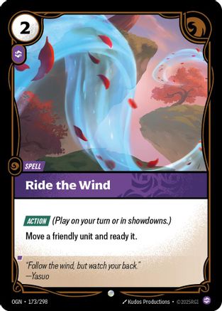 Ride The Wind (173/298) - Riftbound - [Origins] Foil