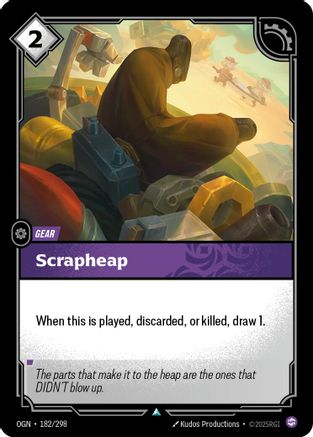 Scrapheap (182/298) - Riftbound - [Origins] Foil