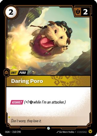 Daring Poro 210/298  Origins - Common