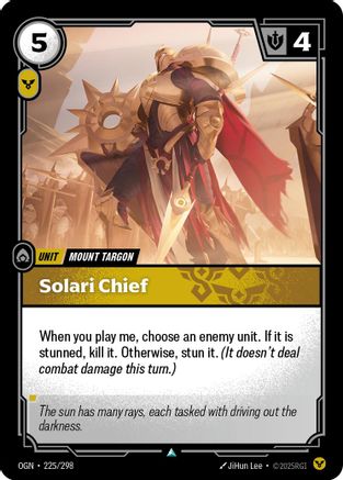 Solari Chief (225/298) - Riftbound - [Origins] Foil