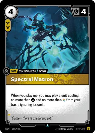 Spectral Matron (226/298) - Riftbound - [Origins] Foil