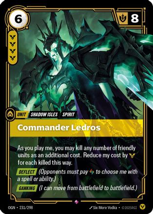 Commander Ledros (231/298) - Riftbound - [Origins] Foil
